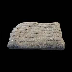 Cozy Gray and Cream Blanket